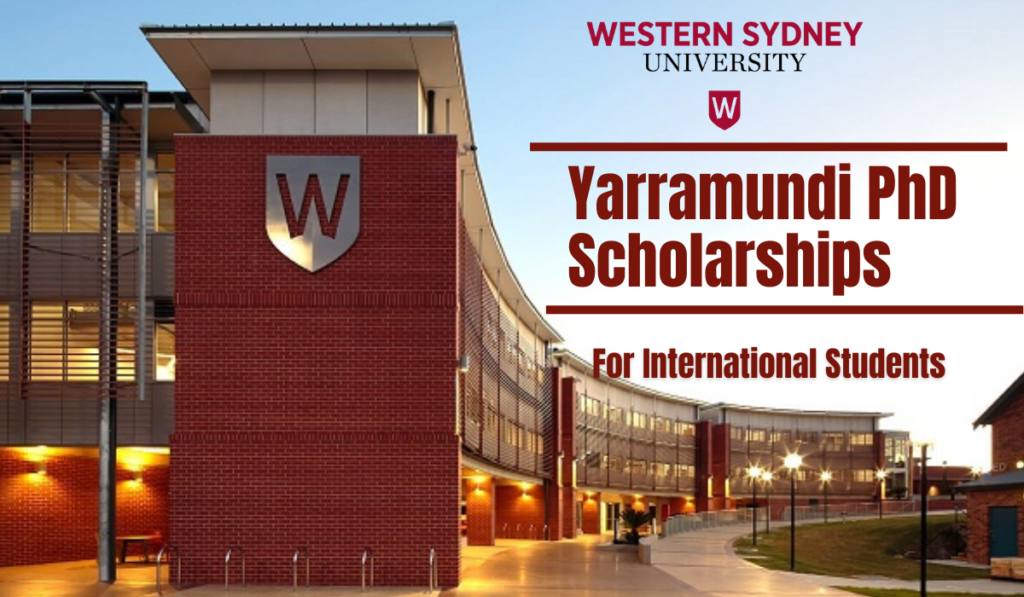 western sydney university phd scholarships