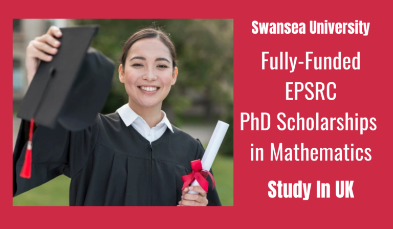 phd in mathematics abroad with scholarship