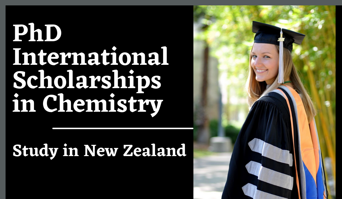 chemistry phd scholarships in new zealand