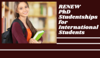 RENEW PhD Studentships for International Students at University of Exeter, UK