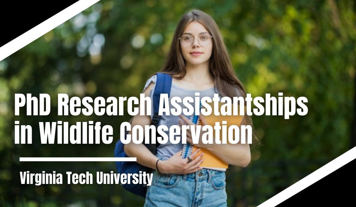 PhD Research Assistantships in Wildlife Conservation at Virginia Tech