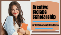Creative Biolabs funding for International Students, 2022