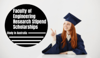 Faculty of Engineering Research Stipend International Scholarships in Australia