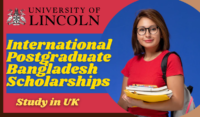 International Postgraduate Bangladesh Scholarships at University of Lincoln, UK