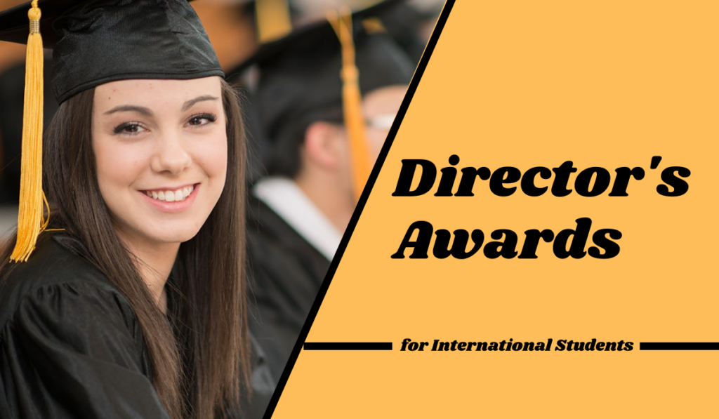 Director's Awards for International Students at Grand View University, USA