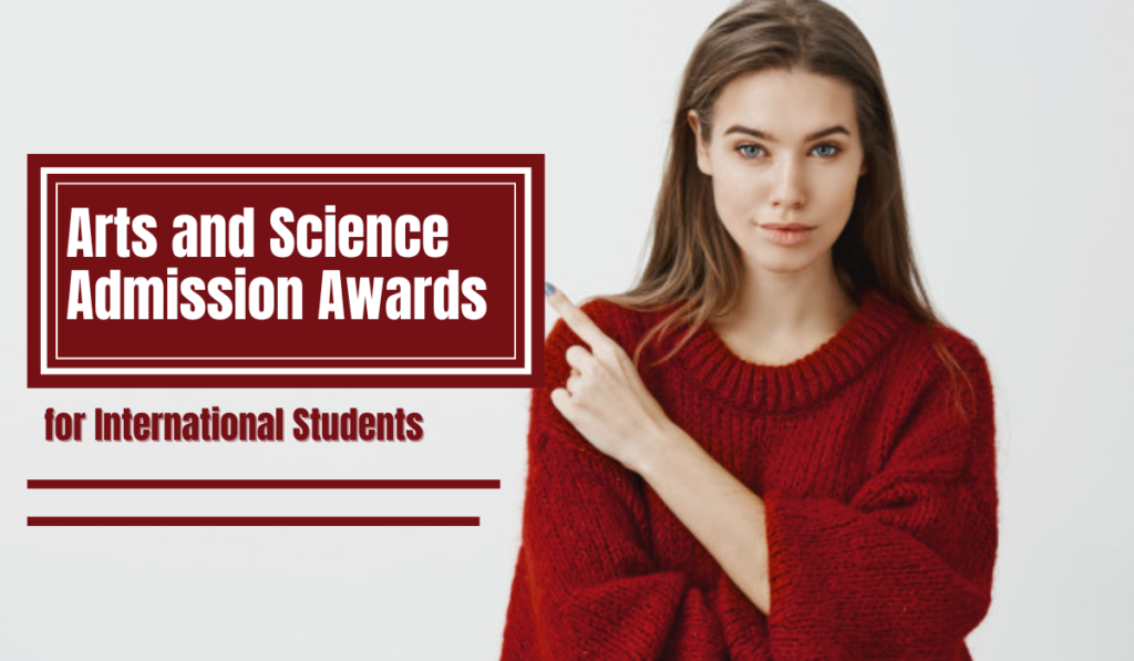 100 Arts and Science International Admission Awards