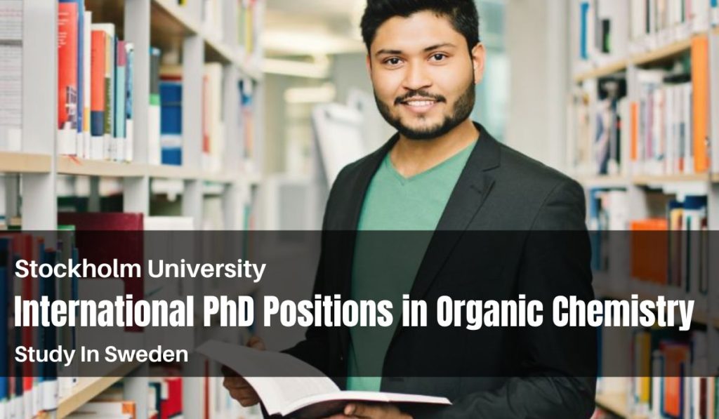 phd in organic chemistry scholarships