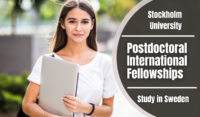 Postdoctoral International Fellowships in Molecular Toxicology at Stockholm University, Sweden