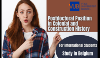 Postdoctoral Position in Colonial and Construction History, Belgium