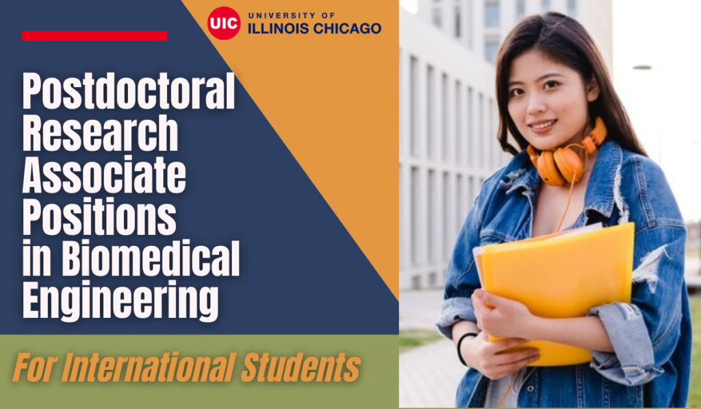 International Postdoctoral Research Associate Positions in Biomedical Engineering in USA