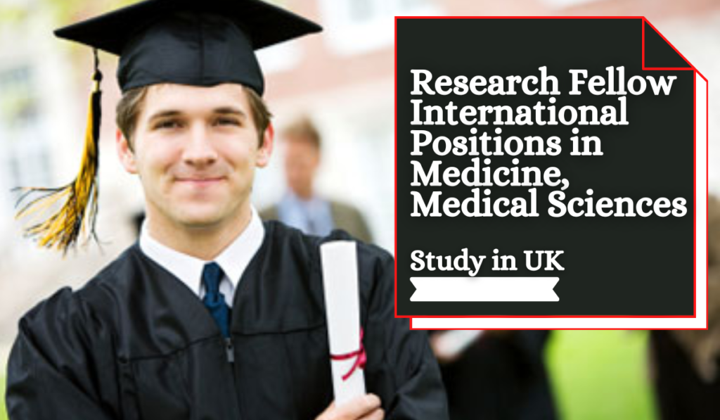 Research Fellow International Positions in Medicine, Medical Sciences