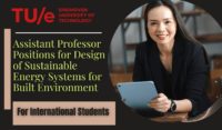 Assistant Professor Positions for Design of Sustainable Energy Systems for Built Environment in Netherlands