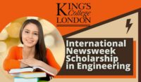 International Newsweek Scholarship in Engineering at King's College London in UK