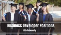 Business Developer Positions at Alto University, Finland