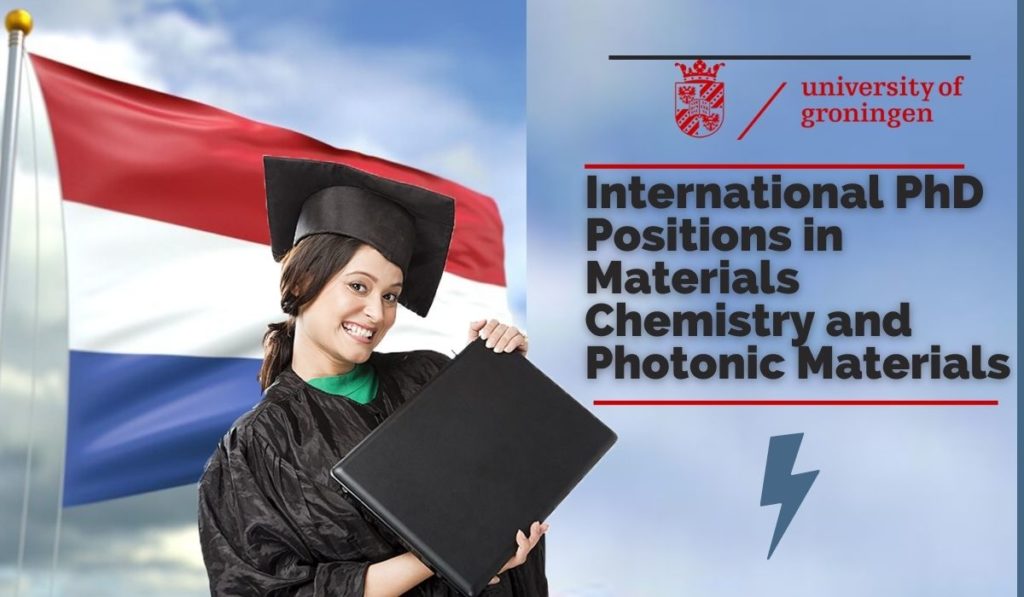 International PhD Positions in Materials Chemistry and Photonic Materials in the Netherlands