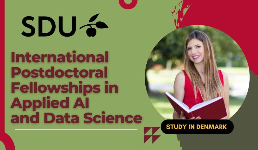 International Postdoctoral Fellowships in Applied AI and Data Science at SDU, Denmark 