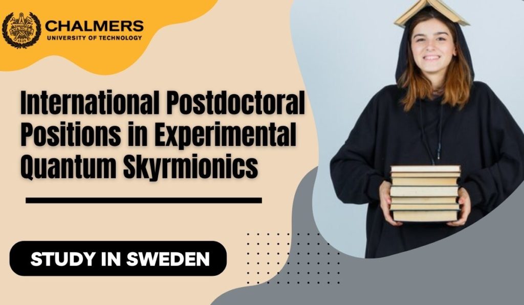 International Postdoctoral Positions in Experimental Quantum Skyrmionics, Sweden