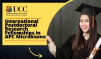 International Postdoctoral Research Fellowships in APC Microbiome at University College Cork, Ireland