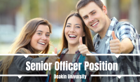Senior Officer Position at Deakin University, Australia