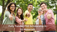 Fully Funded PhD Scholarship in 2D Materials