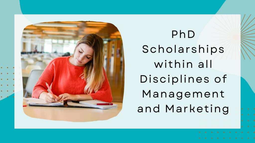 phd in marketing with scholarship
