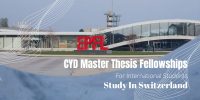 CYD Master Thesis Fellowships for International Students in Switzerland