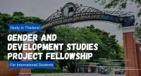 Gender and Development Studies Project Fellowship at Asian Institute of Technology, Thailand