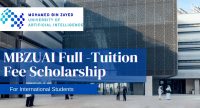 MBZUAI Full -Tuition Fee Scholarship for International and UAE Students