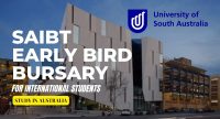 SAIBT Early Bird Bursary at University of South Australia