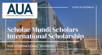 Scholae Mundi Scholars International Scholarship at American University of Armenia