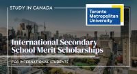 Toronto Metropolitan University International Secondary School merit awards in Canada