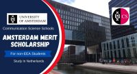 Communication Science Schools Amsterdam Merit Scholarship (AMS) for non-EEA nationality.