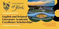 English and Related Literature Academic Excellence Scholarships at York University, UK