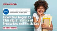 Carlo Schmid Program for Internships in International Organizations and EU Institutions