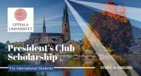 +Uppsala University President's Club Scholarship for International Students in Sweden