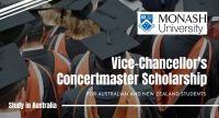 Vice-Chancellor's Concertmaster Scholarship at the Monash University in Australia