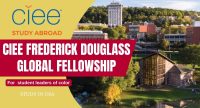 CIEE Frederick Douglass Global Fellowship for Student Leaders of Color