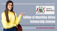 Government Mauritius 2023 Edition of Mauritius-Africa Scholarship Scheme.