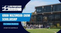 Kiran Mazumdar-Shaw Scholarship for Indian Students at Federation University, Australia
