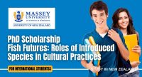 Massey University PhD Scholarship - Fish Futures- Roles of Introduced Species in Cultural Practices.