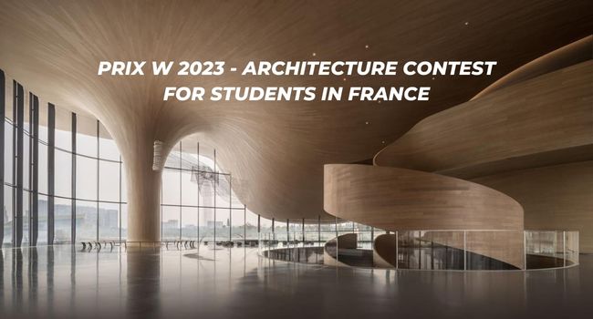 Prix W 2023 - Architecture Contest for Students in France