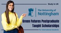 University of Nottingham Green Futures Postgraduate Taught Scholarships