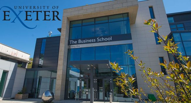 Exeter Business School MRes + PhD Scholarships in Management and Business for UK-International Students