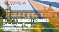 Fully-Funded IES - International Excellence Scholarship Program for Overseas Students in Germany