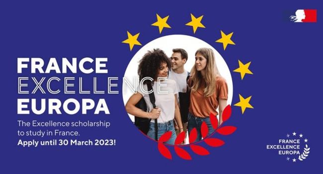 The "France Excellence Europa" Scholarship for International Students to Study in France
