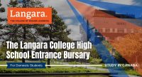 The Langara College High School Entrance Bursary in Canada