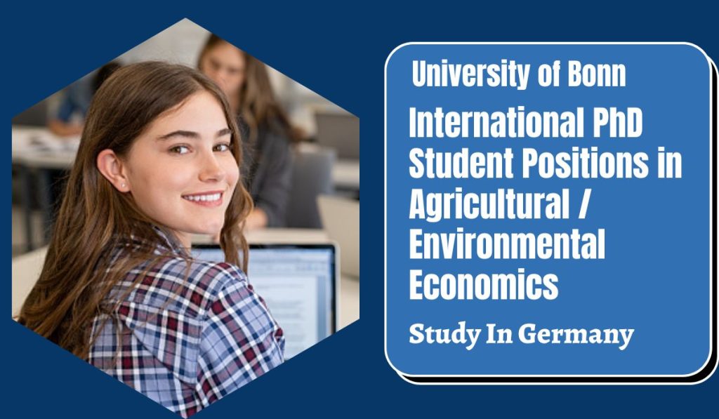 phd scholarships agricultural economics